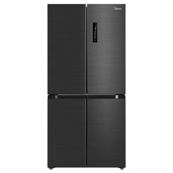 Midea MDRF632FIE45 inox, négyajtós, Hűtő:305L, Fagyasztó:169L, No frost hűtőszekrény