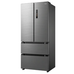 Midea MDRF692FIE46 inox, négyajtós, Hűtő:347L, Fagyasztó:169L, No frost hűtőszekrény