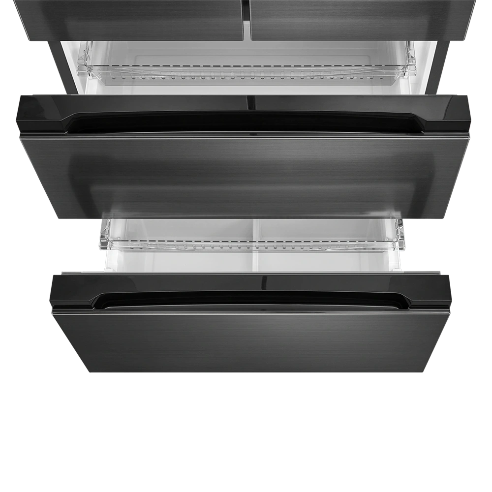 Midea MDRF692FIE46 inox, négyajtós, Hűtő:347L, Fagyasztó:169L, No frost hűtőszekrény