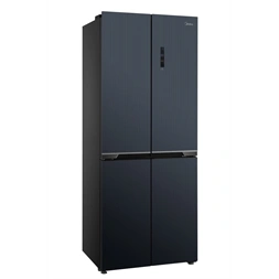 Midea MDRM587BIE70 inox, négyajtós, Hűtő:276L, Fagyasztó:150L, No frost hűtőszekrény