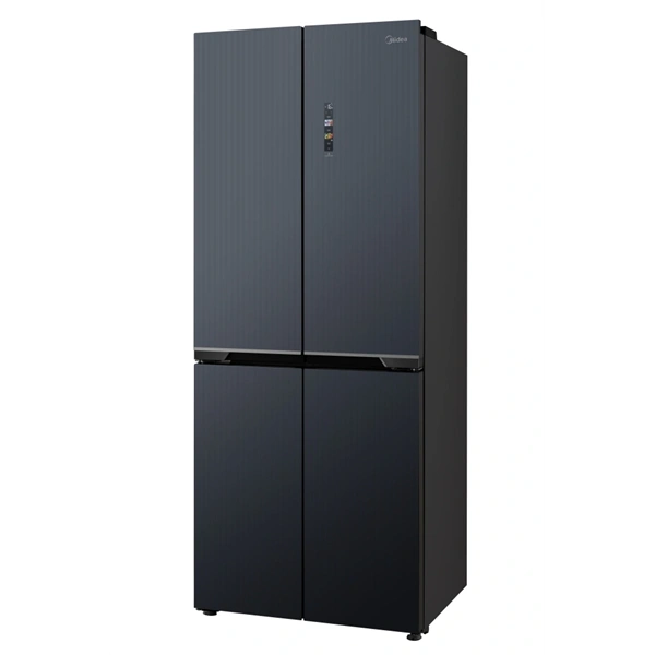 Midea MDRM587BIE70 inox, négyajtós, Hűtő:276L, Fagyasztó:150L, No frost hűtőszekrény