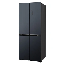 Midea MDRM587BIE70 inox, négyajtós, Hűtő:276L, Fagyasztó:150L, No frost hűtőszekrény