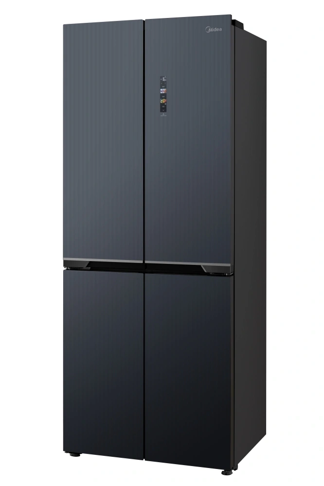 Midea MDRM587BIE70 inox, négyajtós, Hűtő:276L, Fagyasztó:150L, No frost hűtőszekrény