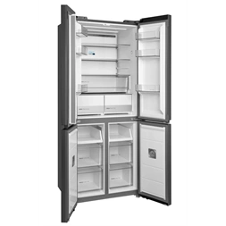 Midea MDRM587BIE70 inox, négyajtós, Hűtő:276L, Fagyasztó:150L, No frost hűtőszekrény