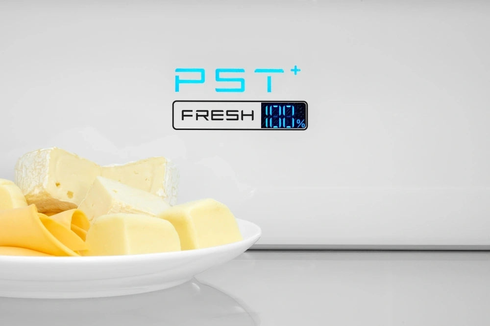 Midea MDRM587BIE70 inox, négyajtós, Hűtő:276L, Fagyasztó:150L, No frost hűtőszekrény