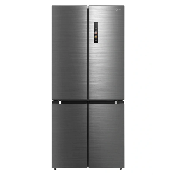 Midea MDRM691FIE46 inox, négyajtós, Hűtő:345L, Fagyasztó:170L, No frost hűtőszekrény