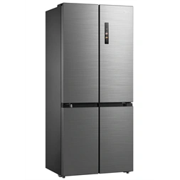Midea MDRM691FIE46 inox, négyajtós, Hűtő:345L, Fagyasztó:170L, No frost hűtőszekrény