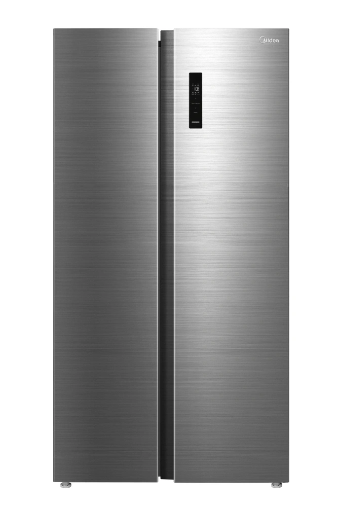 Midea MDRS710FGD46 inox, Side-by-side, Hűtő:349L, Fagyasztó:206L, No frost hűtőszekrény
