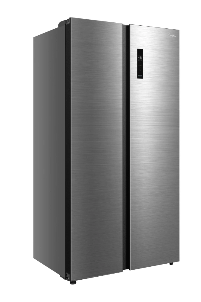 Midea MDRS710FGD46 inox, Side-by-side, Hűtő:349L, Fagyasztó:206L, No frost hűtőszekrény