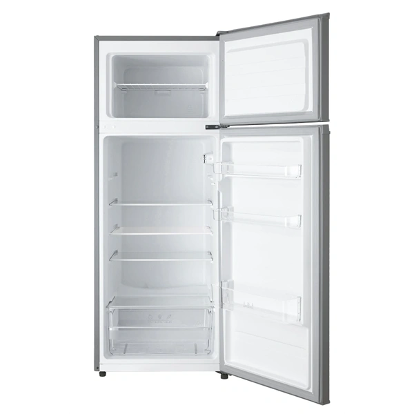 Midea MDRT294FGE50 ezüst, felülfagyasztós, Hűtő:163L, Fagyasztó:41L, No frost hűtőszekrény