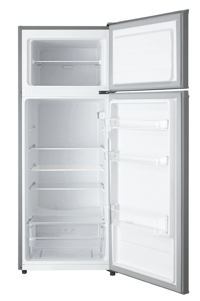 Midea MDRT294FGE50 ezüst, felülfagyasztós, Hűtő:163L, Fagyasztó:41L, No frost hűtőszekrény