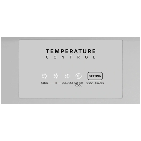 Midea MDRT385MTE46 inox, felülfagyasztós, Hűtő:206L, Fagyasztó:60L, No frost hűtőszekrény