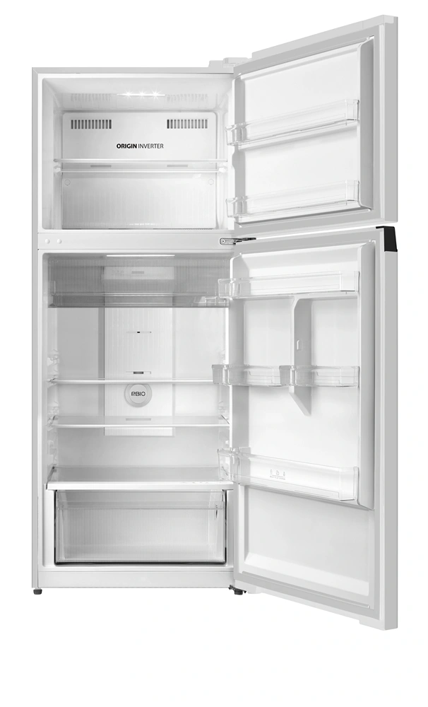 Midea MDRT580MTE01E fehér, felülfagyasztós, Hűtő:306L, Fagyasztó:107L, No frost hűtőszekrény