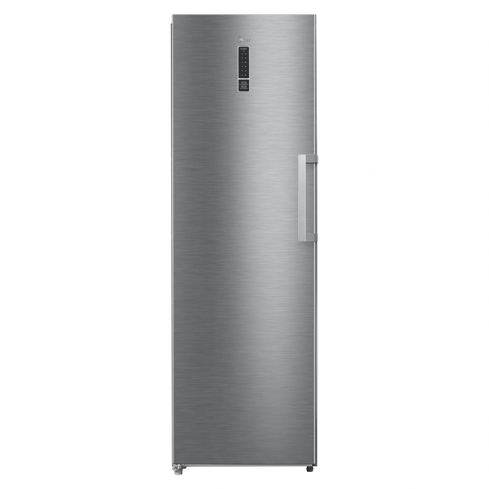 Midea MDRU385MTE46 inox, egyajtós, Fagyasztó:272L, No frost fagyasztószekrény