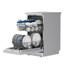 Midea MDWEF1034CSS-WG-EU inox, programok száma: 8, szabadonálló, 10 terítékes mosogatógép