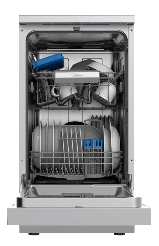 Midea MDWEF1034CSS-WG-EU inox, programok száma: 8, szabadonálló, 10 terítékes mosogatógép