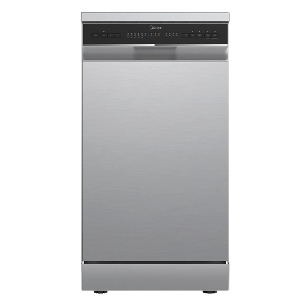 Midea MDWEF1034CSS-WG-EU inox, programok száma: 8, szabadonálló, 10 terítékes mosogatógép