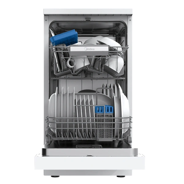 Midea MDWEF1034CW-WG-EU fehér, programok száma: 8, szabadonálló, 10 terítékes mosogatógép