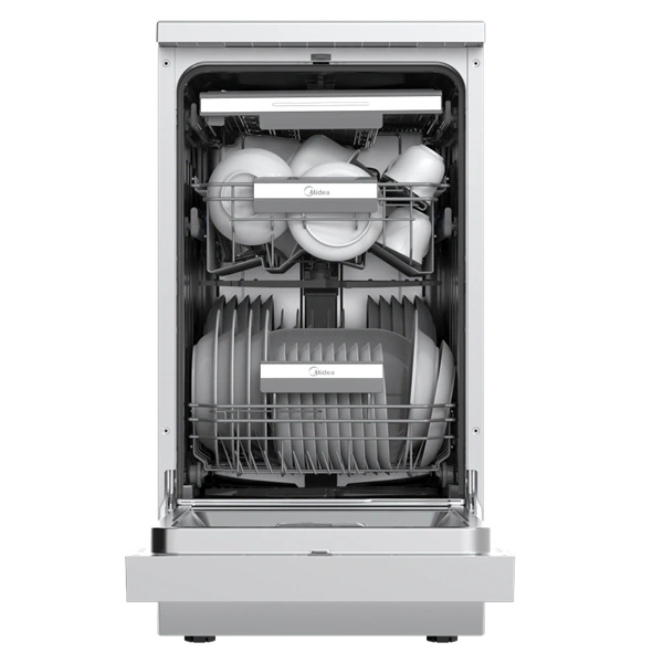Midea MDWEF1034DSS-WC inox , programok száma: 9, szabadonálló, 10 terítékes mosogatógép
