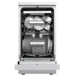 Midea MDWEF1034DSS-WC inox , programok száma: 9, szabadonálló, 10 terítékes mosogatógép