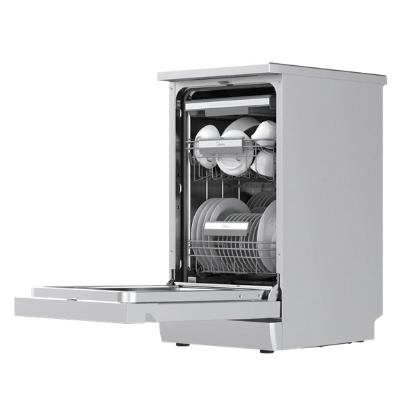 Midea MDWEF1034DSS-WC inox , programok száma: 9, szabadonálló, 10 terítékes mosogatógép