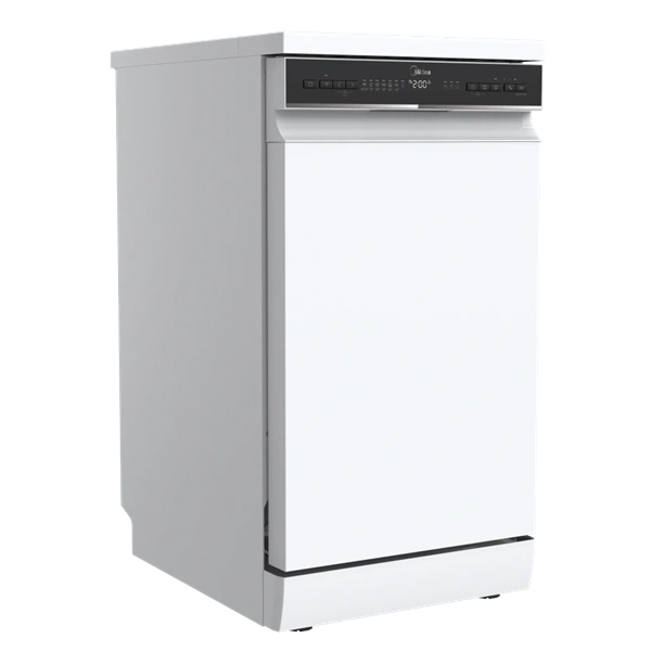 Midea MDWEF1034DW-WC fehér, programok száma: 9, szabadonálló, 10 terítékes mosogatógép
