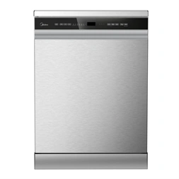Midea MDWEF1433DSS-WA ezüst programok száma: 9, szabadonálló, 14 terítékes mosogatógép