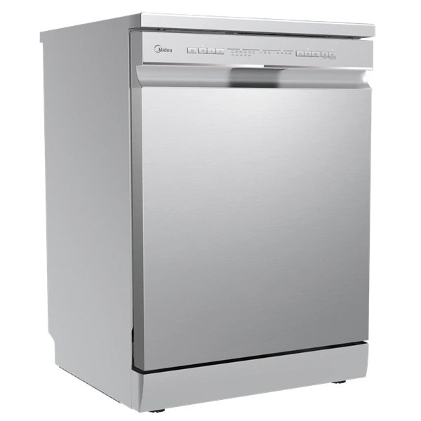 Midea MDWPF1333CSS-WD-EU inox programok száma: 8, szabadonálló, 13 terítékes mosogatógép