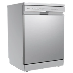Midea MDWPF1333CSS-WD-EU inox programok száma: 8, szabadonálló, 13 terítékes mosogatógép