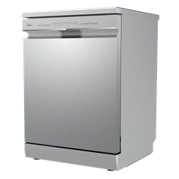 Midea MDWPF1333CSS-WD-EU inox programok száma: 8, szabadonálló, 13 terítékes mosogatógép