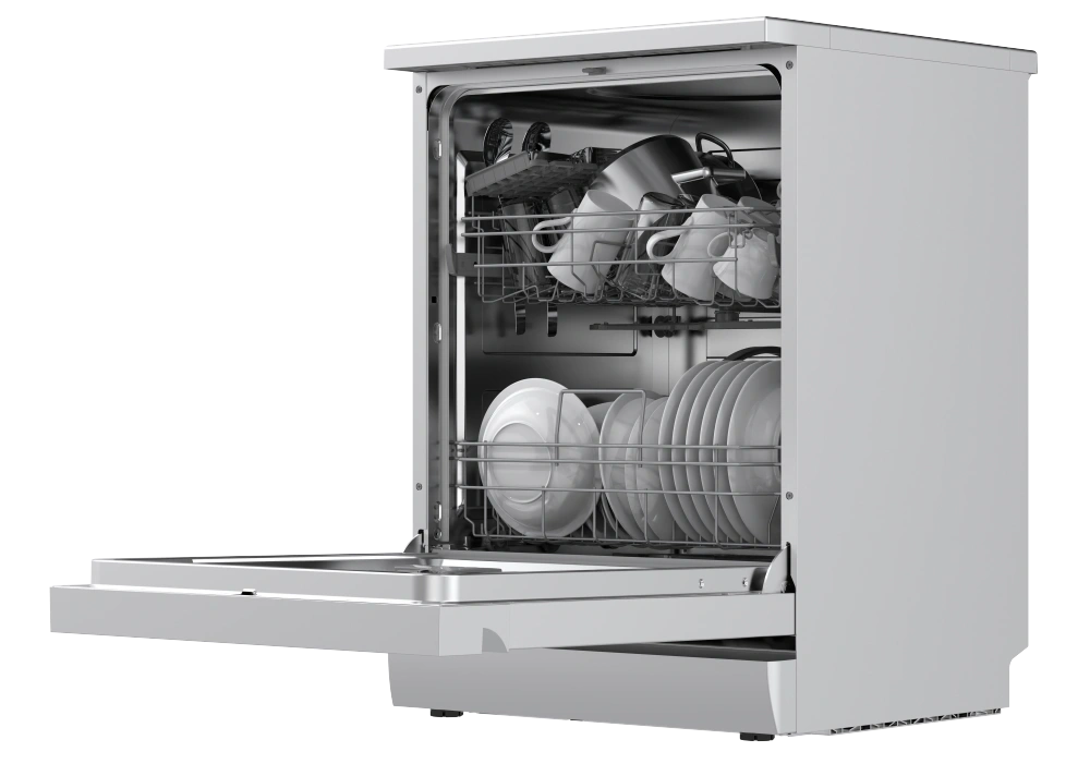 Midea MDWPF1333CSS-WD-EU inox programok száma: 8, szabadonálló, 13 terítékes mosogatógép