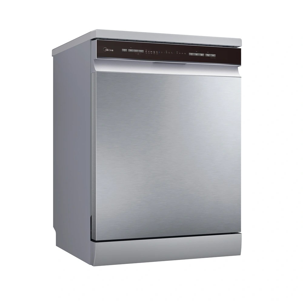 Midea MDWPF1433CSS-W-EU inox programok száma: 10, szabadonálló, 14 terítékes mosogatógép
