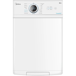 Midea MF100T60B/W-HU fehér, felültöltős, max.1000ford., 6 kg, mosógép (Újszerű)