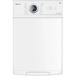 Midea MF100T60B/W-HR fehér,felültöltős, max.1200ford., 6kg, mosógép