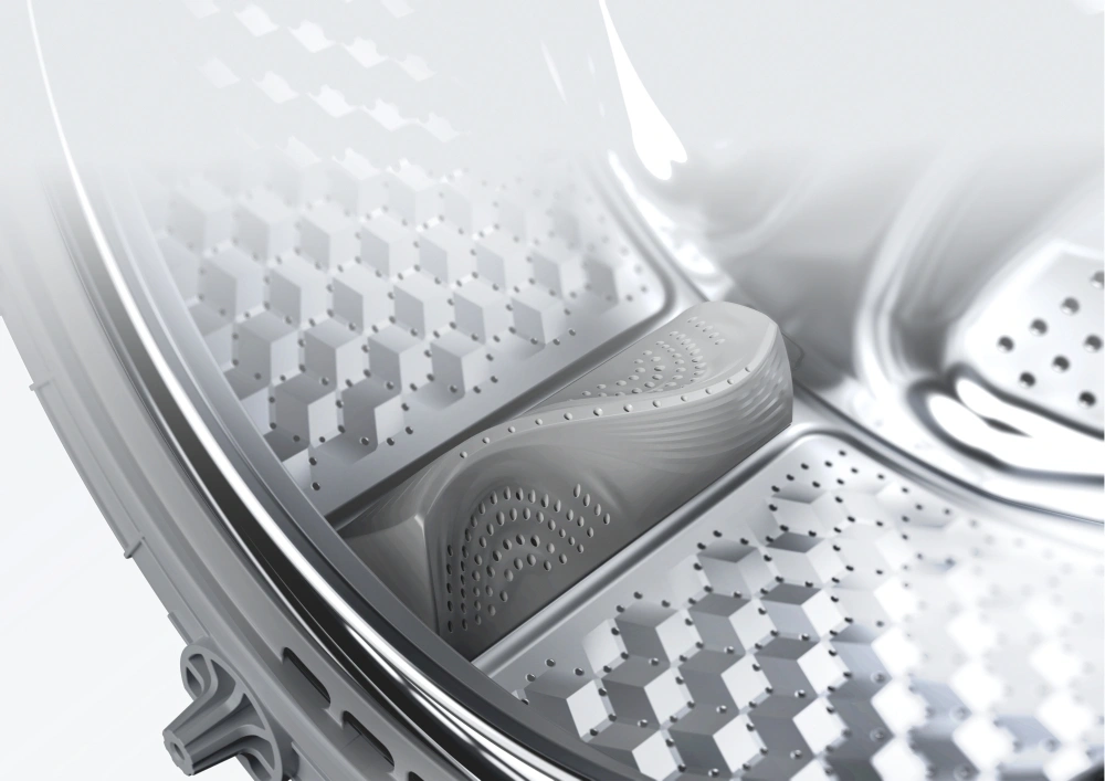 Midea MF110W100BA10/W-HR fehér,elölltöltős, max.1400ford., 10kg, mosógép