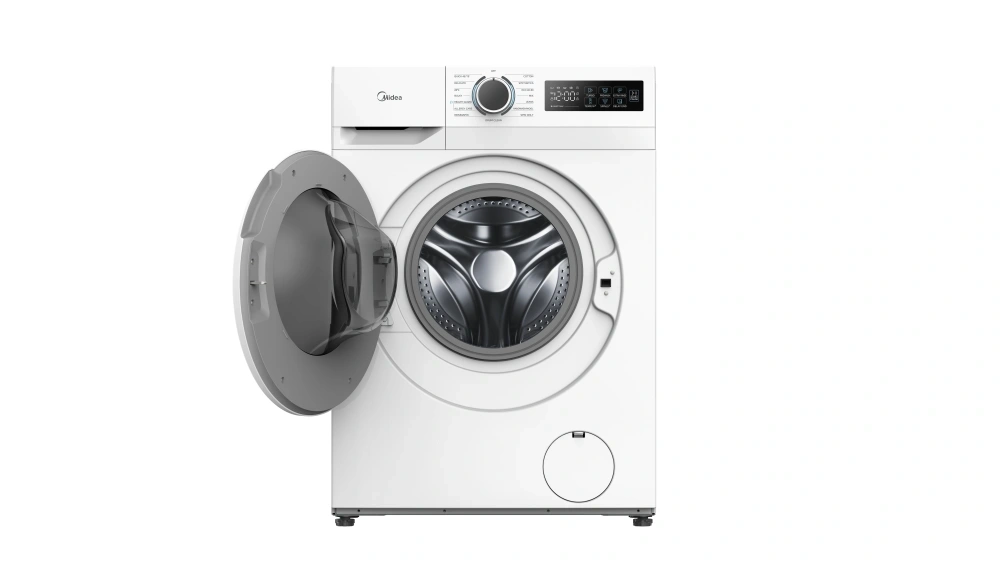 Midea MF110W60/W-HR fehér,elöltöltős, max.1000ford., 6kg, mosógép (Újszerű)