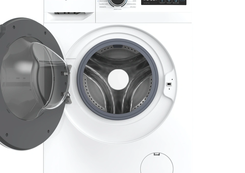 Midea MF110W60/W-HR fehér,elöltöltős, max.1000ford., 6kg, mosógép (Újszerű)