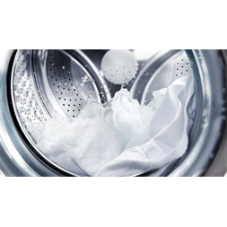 Midea MF110W60/W-HR fehér,elöltöltős, max.1000ford., 6kg, mosógép (Újszerű)