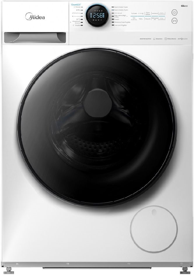 Midea MF200W70WB/W-HU fehér, elöltöltős, max.1400ford., 7 kg, mosógép (Újszerű)