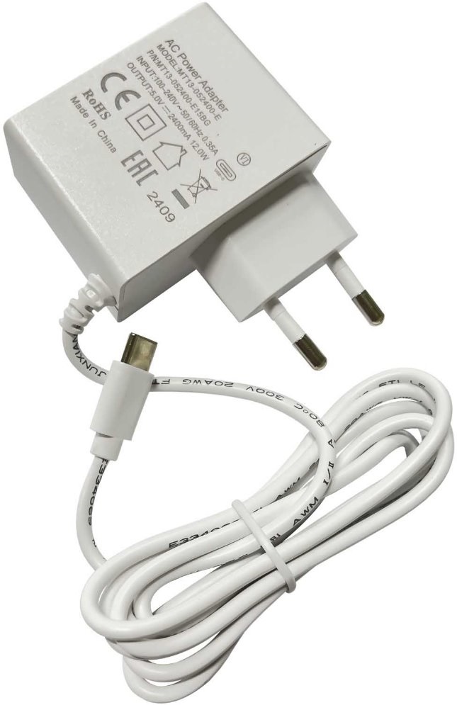 MikroTik 5V 2.4A 12W USB Type C power adapter hAP ax lite-hoz
