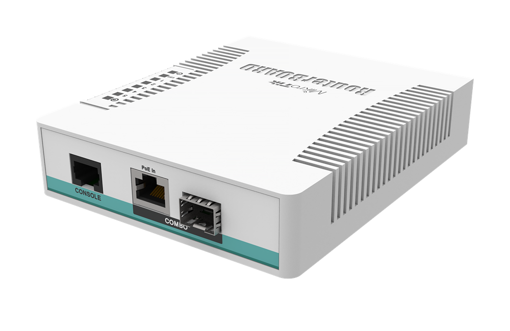 MikroTik CRS106-1C-5S 5xSFP 1xCombo port (SFP/GbE LAN) asztali Cloud Router Switch