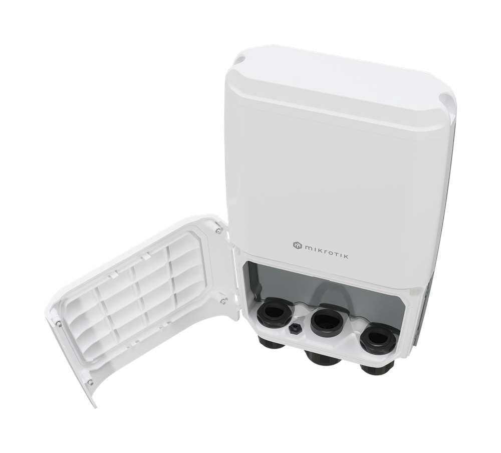 MikroTik CRS305-1G-4S+OUT FiberBox Plus L5 1xGbE LAN 4x SFP+ port kültéri Cloud Router Switch