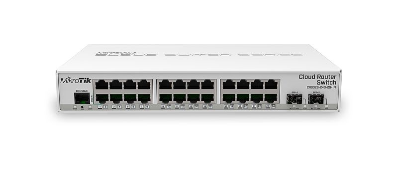MikroTik CRS326-24G-2S+IN 24port GbE LAN 2x SFP+ uplink Cloud Router Switch
