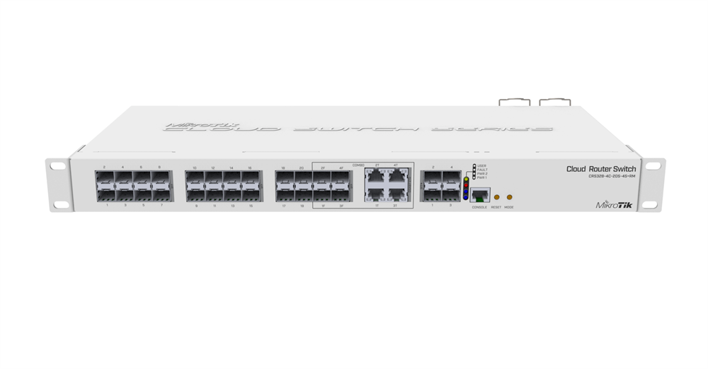 MikroTik CRS328-4C-20S-4S+RM 20xSFP port 4xSFP+ port 4 Combo (SFP/GbE LAN) port Rackmount Cloud Router Switch