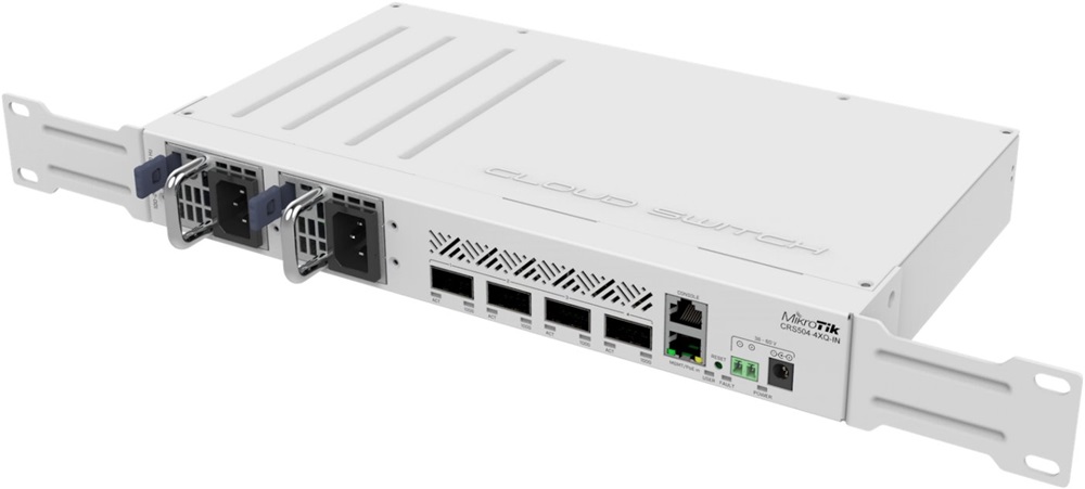 MikroTik CRS504-4XQ-IN L5 1xFE LAN, 4x 100G QSFP28 port Cloud Router Switch