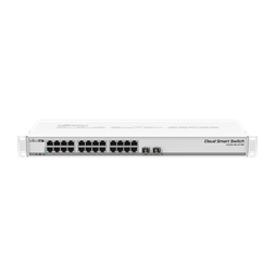 MikroTik CSS326-24G-2S+RM 1U 19" 24port GbE LAN 2x 10GbE SFP+ Cloud Smart Switch