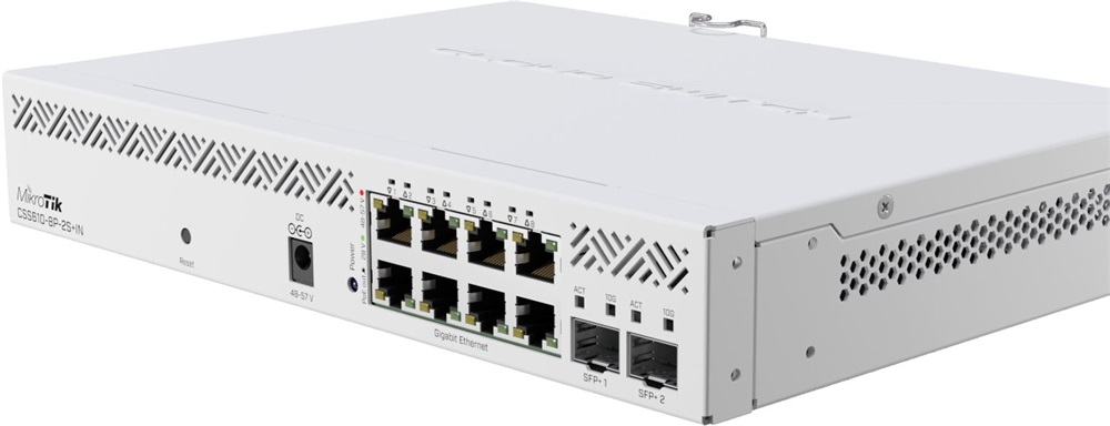MikroTik CSS610-8P-2S+IN 8xGbE PoE LAN 2xSFP+ port Cloud Smart Switch