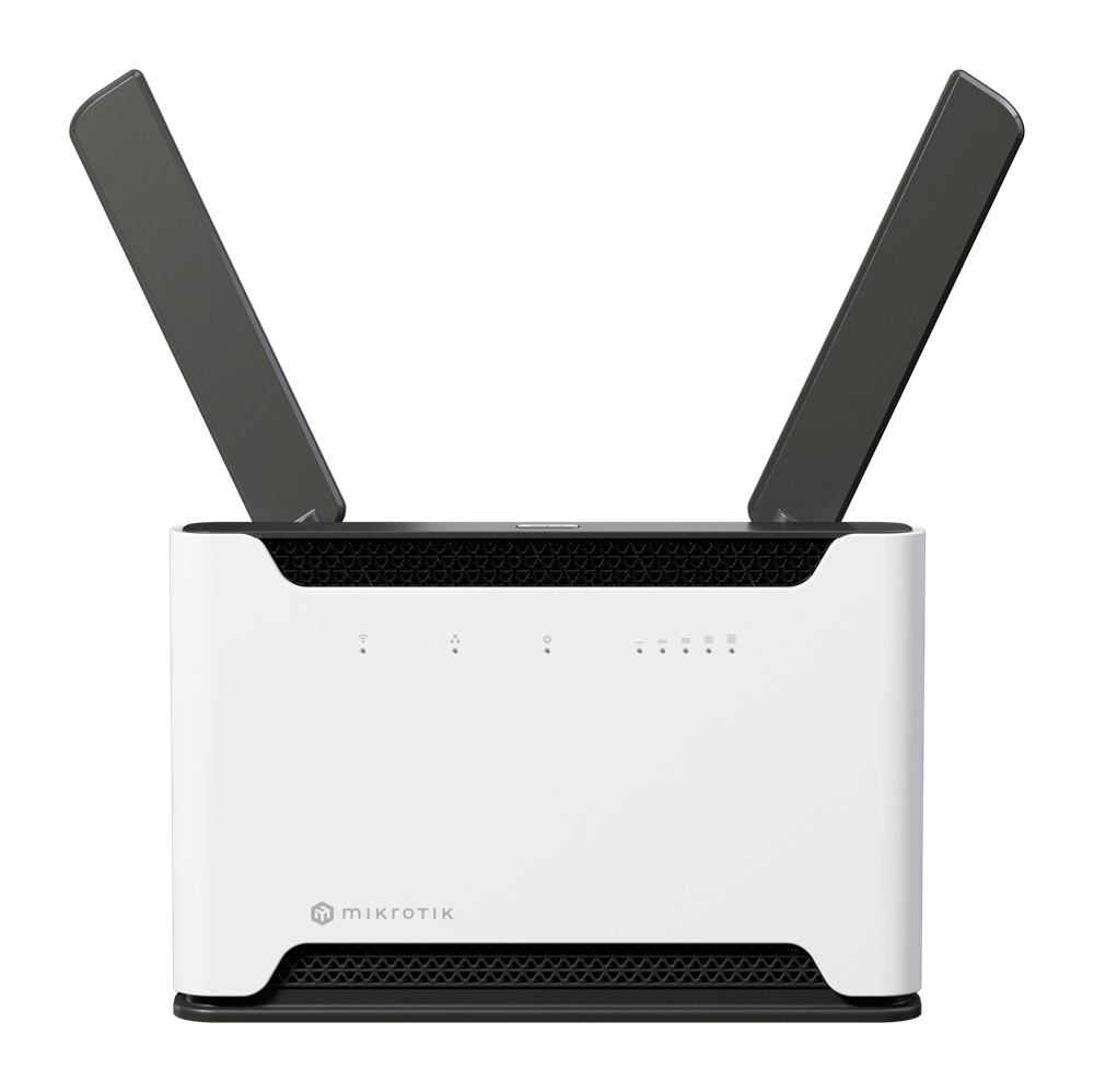 MikroTik Chateau PRO ax 802.11ax 5xGbE LAN port (PoE out port#5) 802.11ax Dual-Band Vezeték nélküli Wi-Fi 6 router