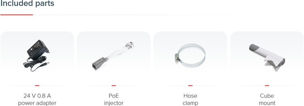 MikroTik CubeG-5ac60aypair Wireless Wire Cube Pro 60GHz pont-pont wireless antenna pár 5GHz backup rádióval