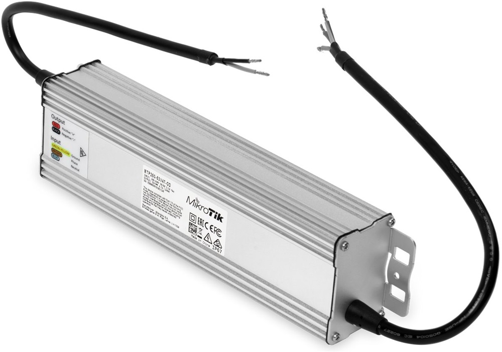 MikroTik MTP250-26V94-OD Kültéri AC/DC 26V 250W tápegység netPower modellekhez